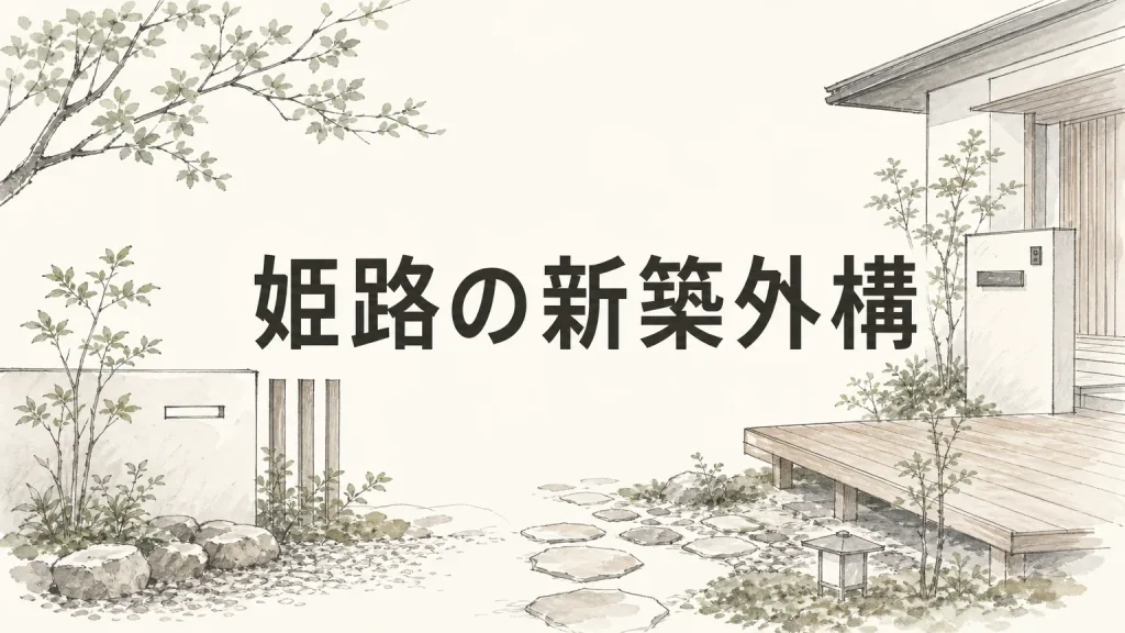姫路の新築外構で後悔しないために知っておきたい費用・業者選びの全体像のアイキャッチ画像