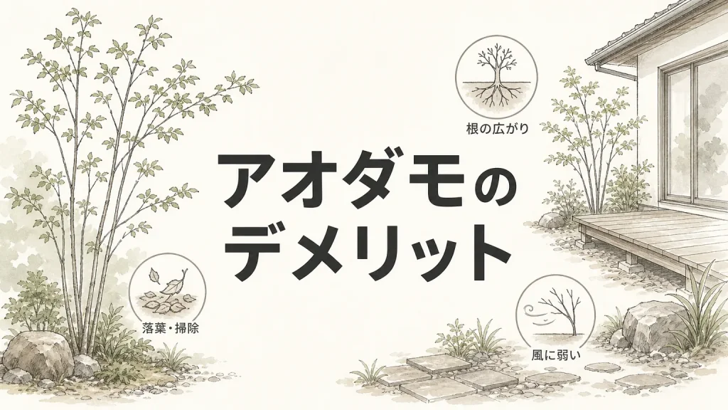 アオダモを庭木にして後悔する前に知っておきたい5つのことのアイキャッチ画像