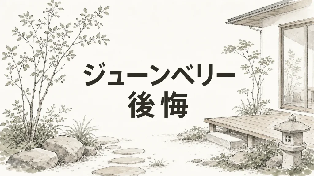 ジューンベリーで後悔する前に知りたい植え場所と管理の話のアイキャッチ画像