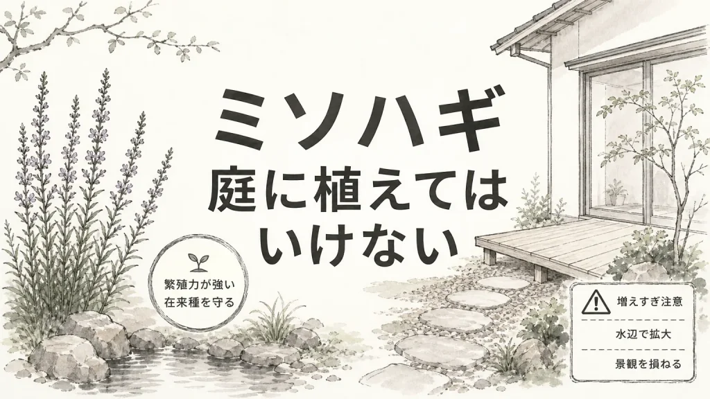 ミソハギを庭に植えてはいけない?理由と上手な活かし方のアイキャッチ画像